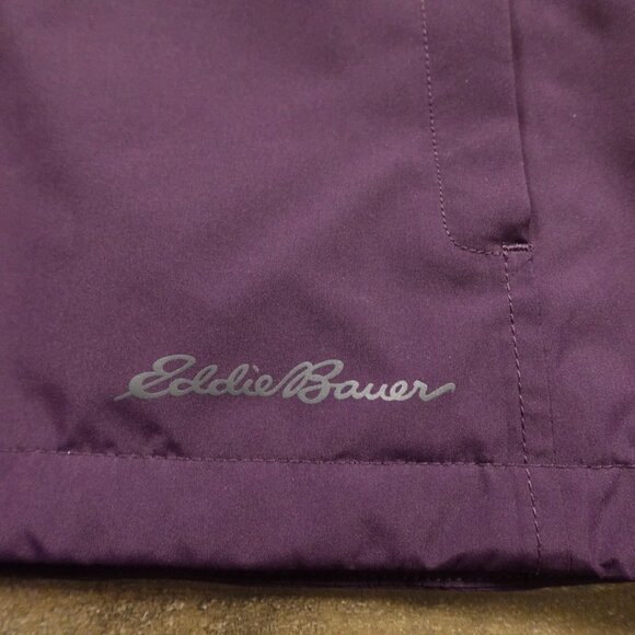 Eddie Bauer WeatherEdge Rain Jacket Women’s TXL Purple Waterproof Hooded - Picture 3 of 16